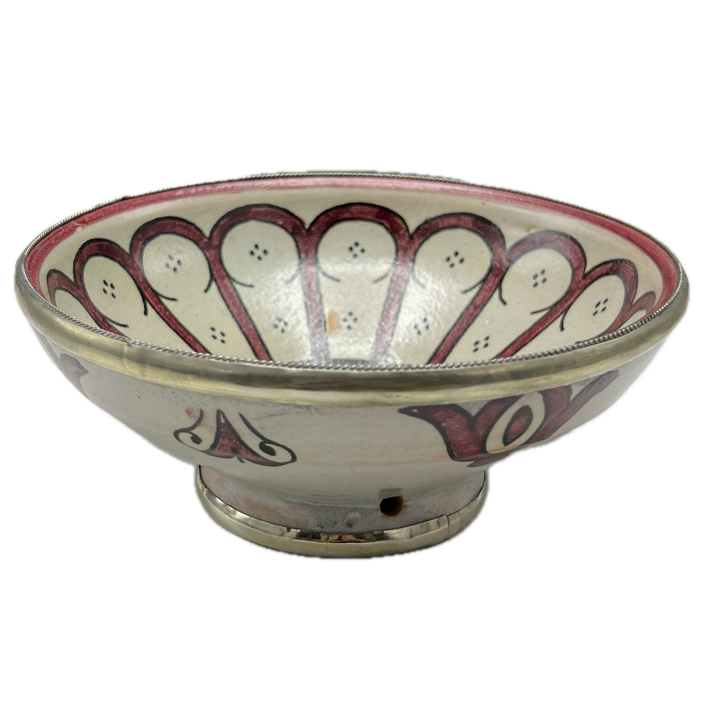 Red Safi Medium Ceramic Bowl