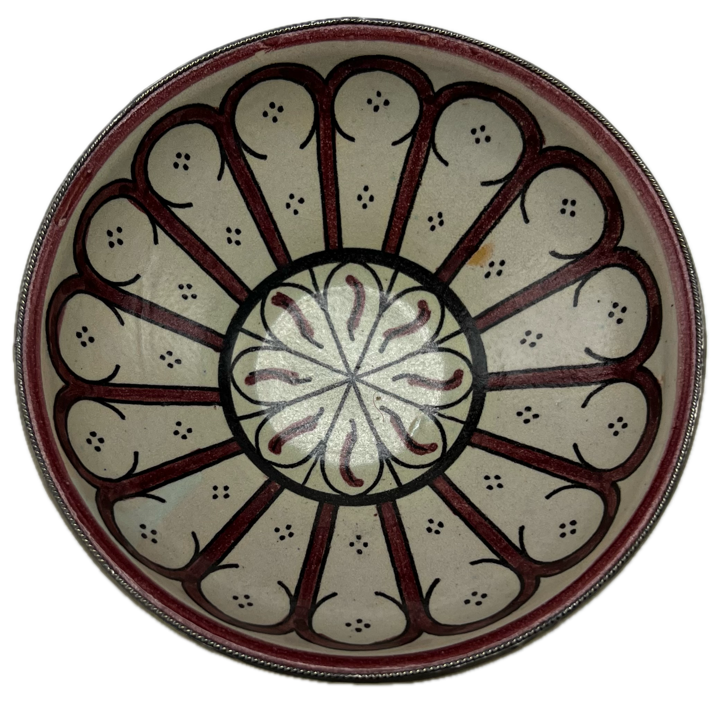 Red Safi Medium Ceramic Bowl