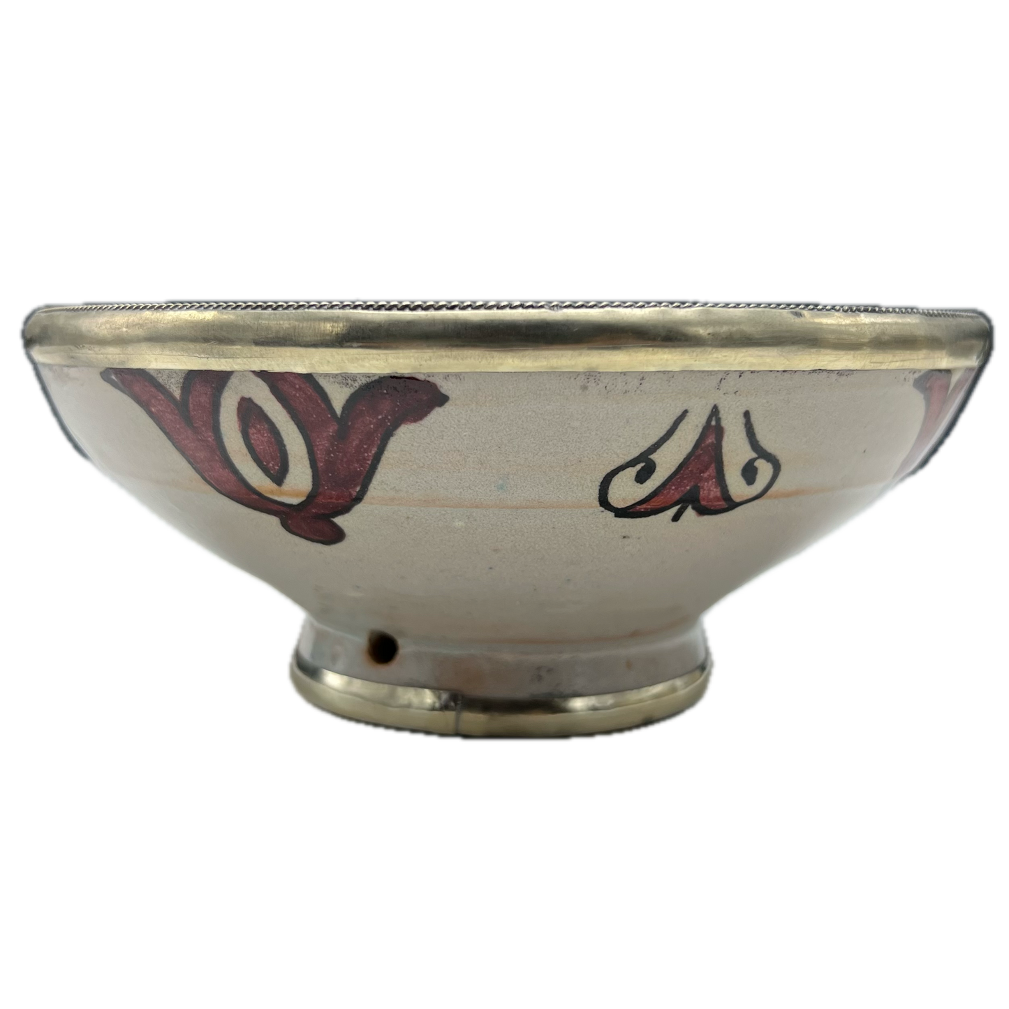 Red Safi Medium Ceramic Bowl