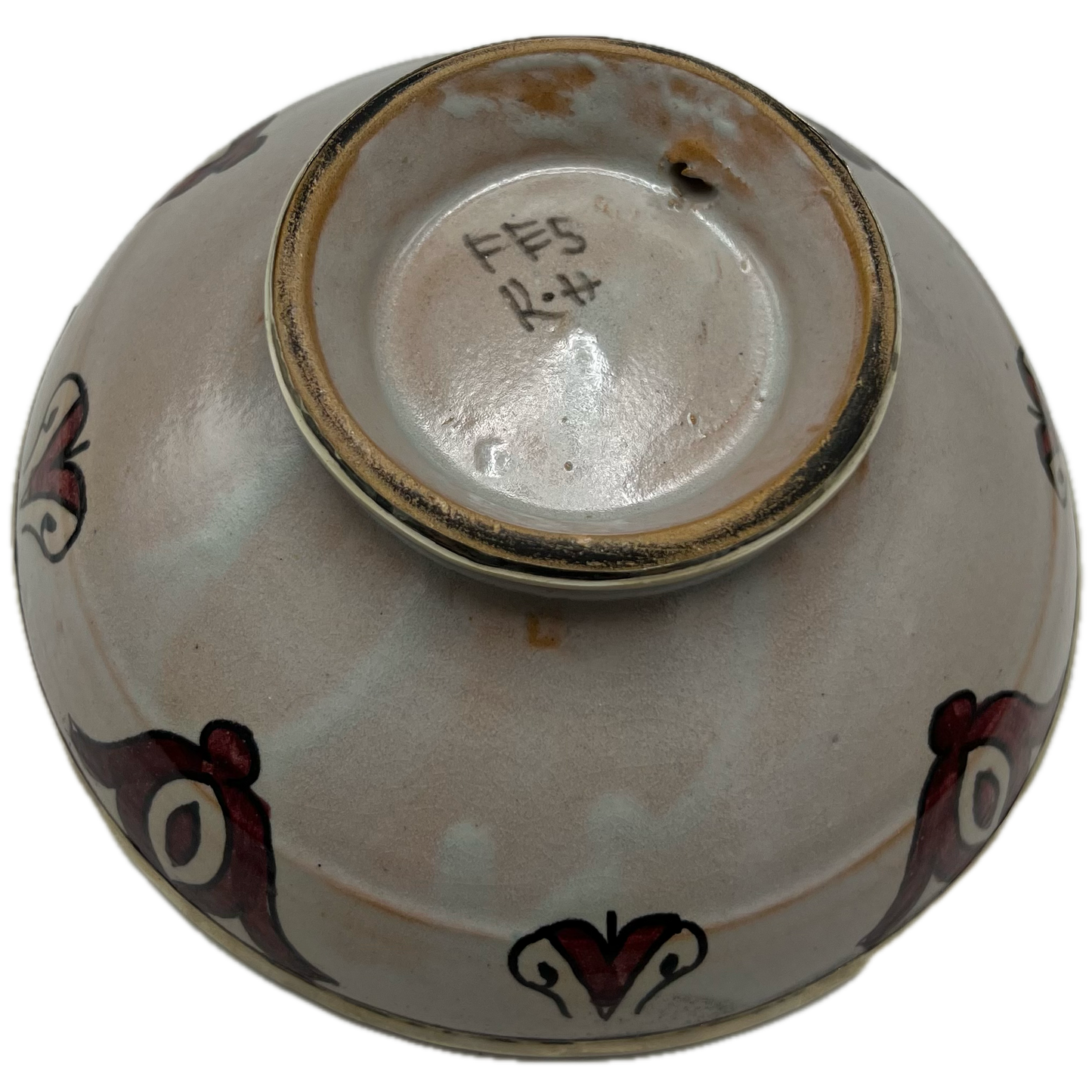 Red Fes Medium Ceramic Bowl