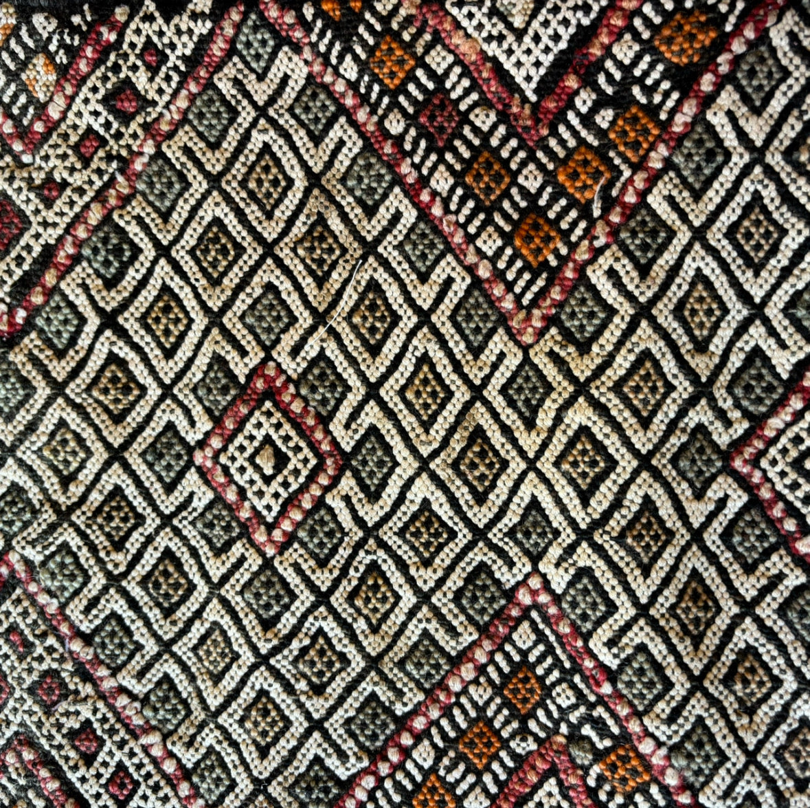 Vintage Moroccan Berber Pillow Kilim Tribal Cushion