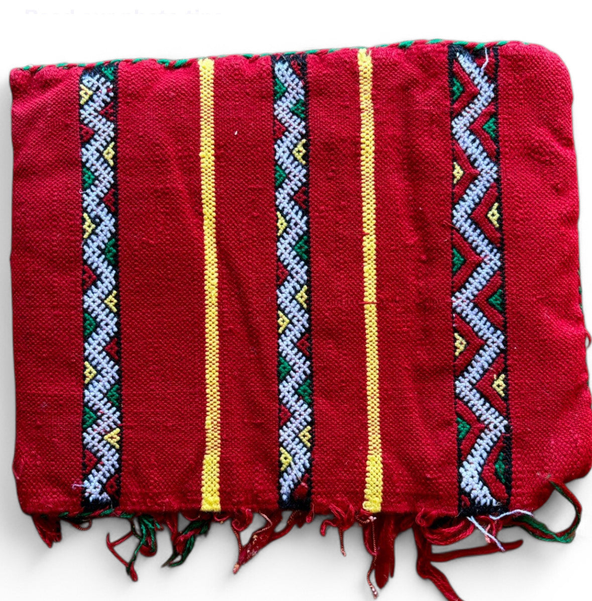 Vintage Moroccan Berber Pillow Kilim Tribal Cushion