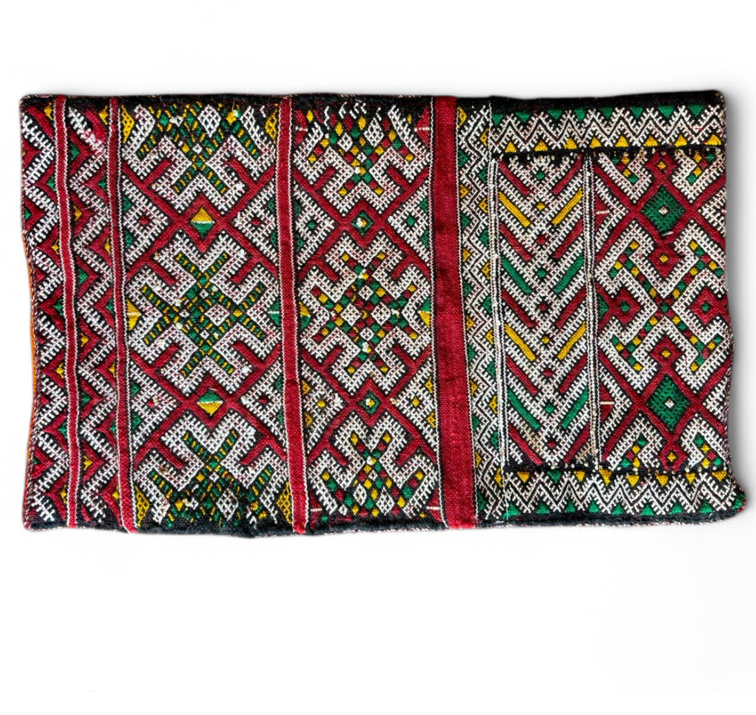 Vintage Moroccan Berber Pillow Kilim Tribal Cushion