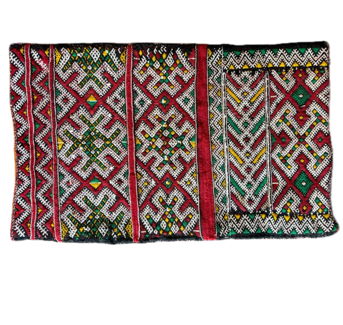Vintage Moroccan Berber Pillow Kilim Tribal Cushion
