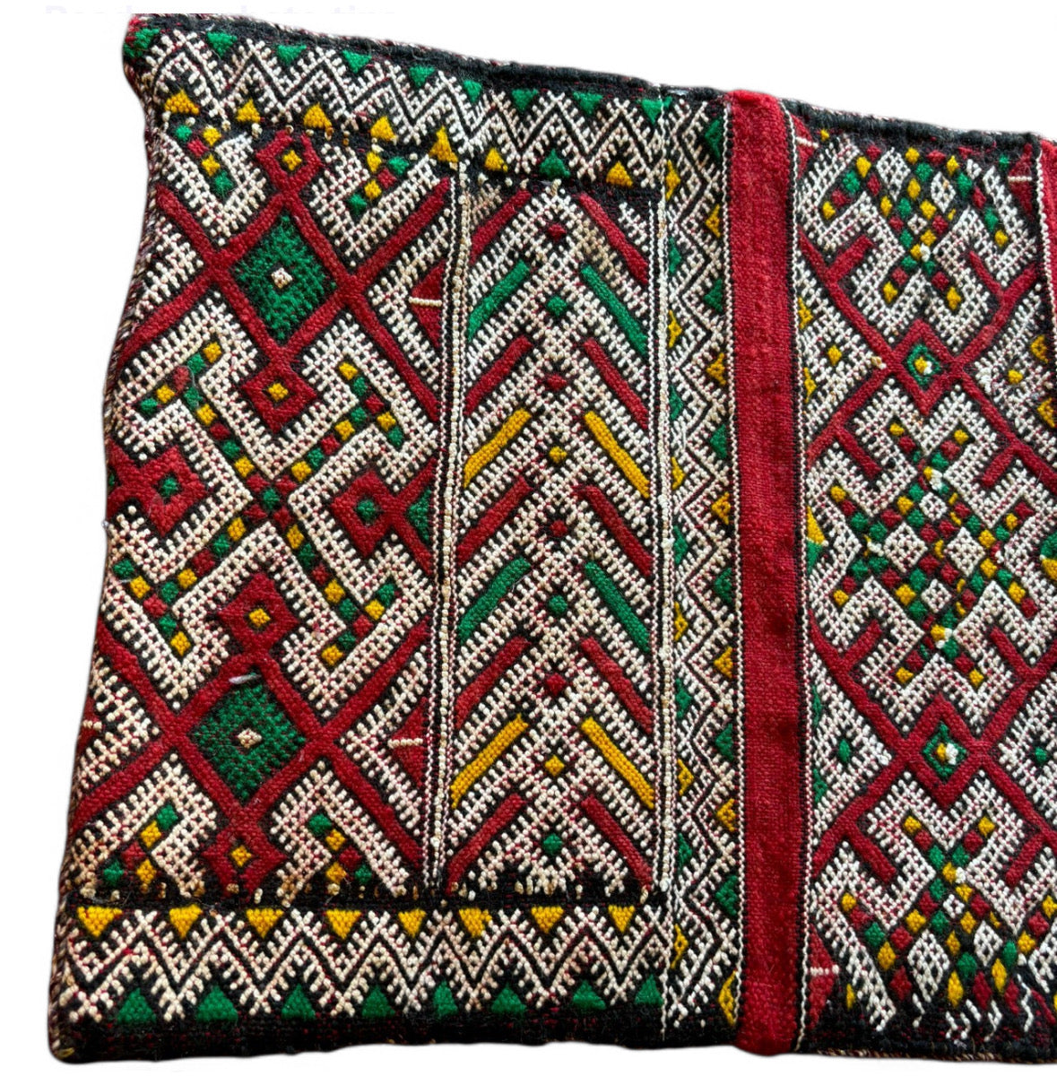Vintage Moroccan Berber Pillow Kilim Tribal Cushion