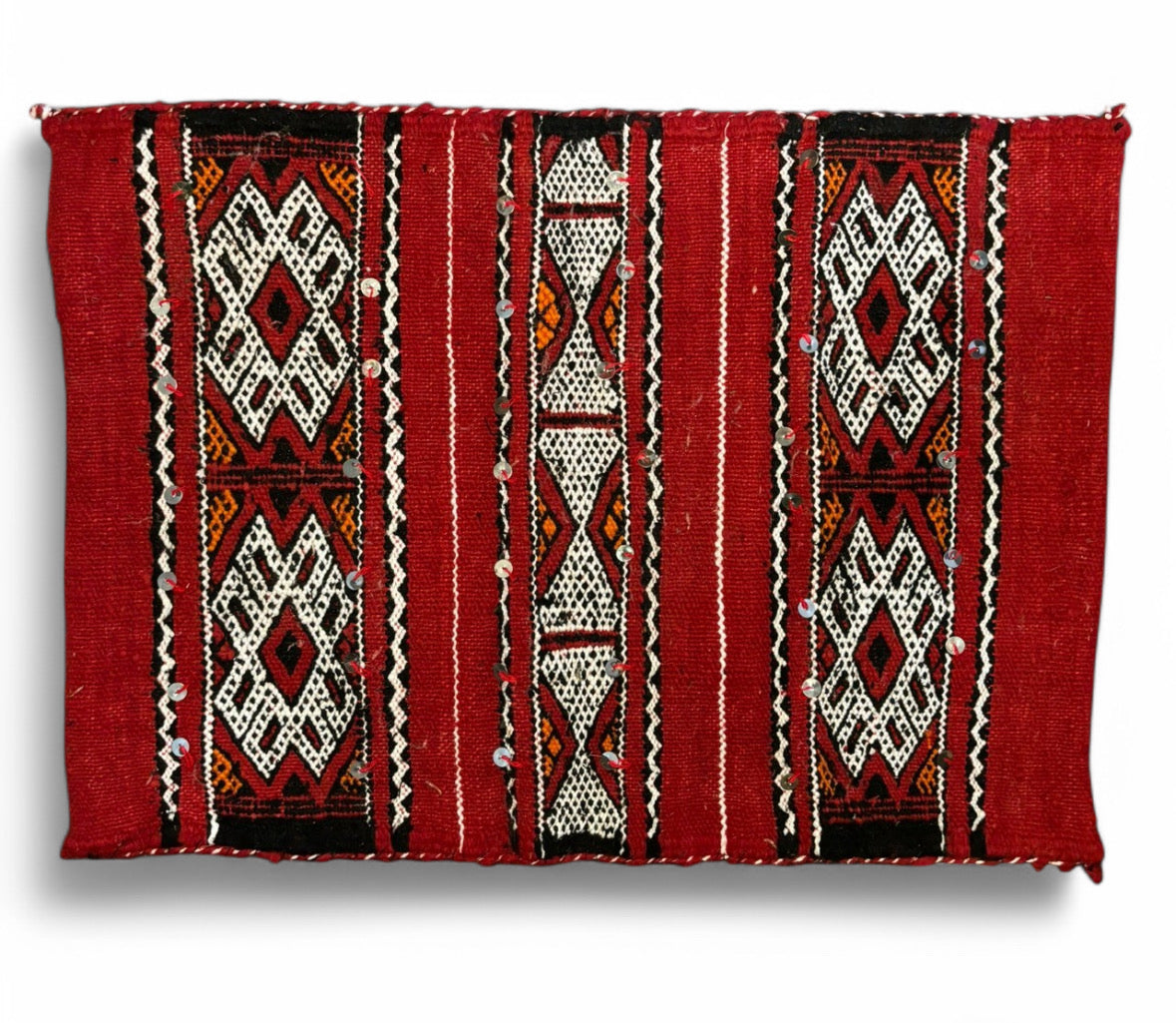 Vintage Moroccan Berber Pillow Kilim Tribal Cushion