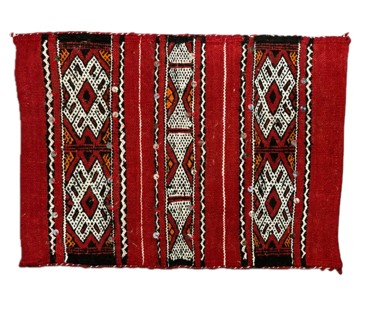 Vintage Moroccan Berber Pillow Kilim Tribal Cushion