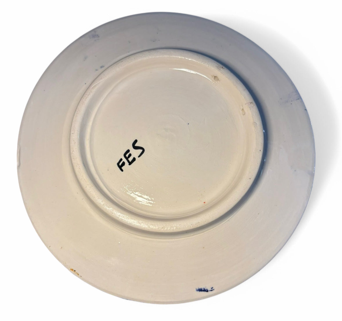 Small Red Fes Plate