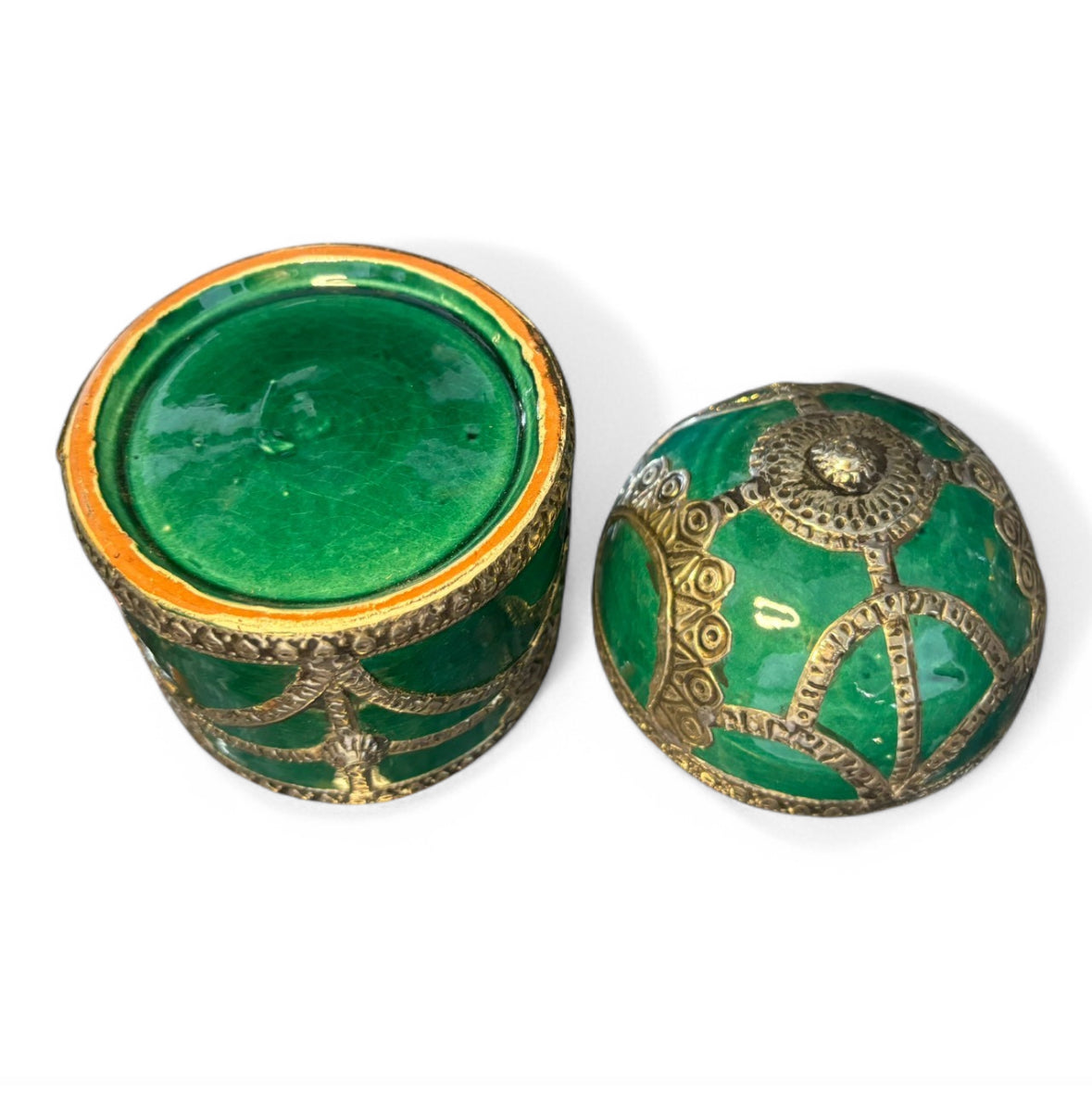 Green Sphere Lid Mini Storage Box