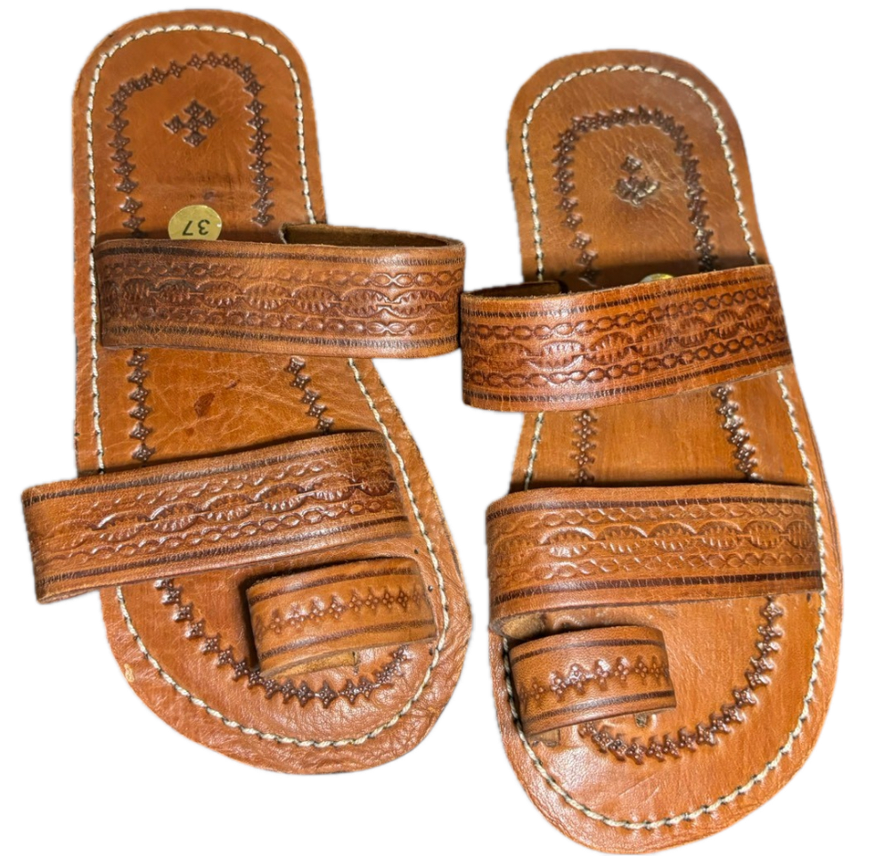 Hand Woven Leather Womens Sandals