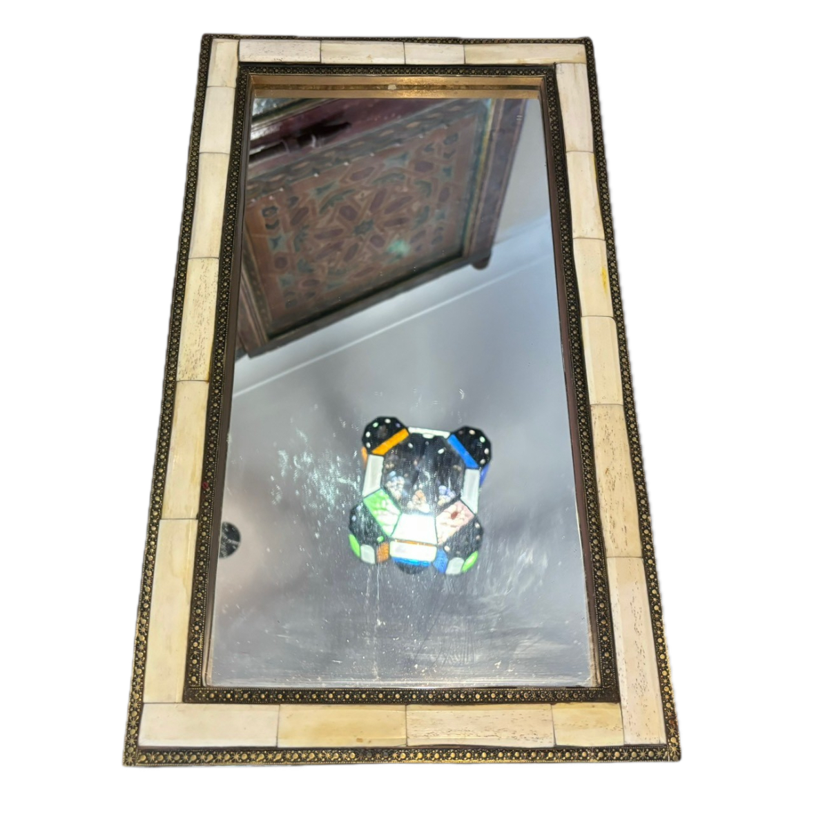 Moroccan Bone Inlay Mirror
