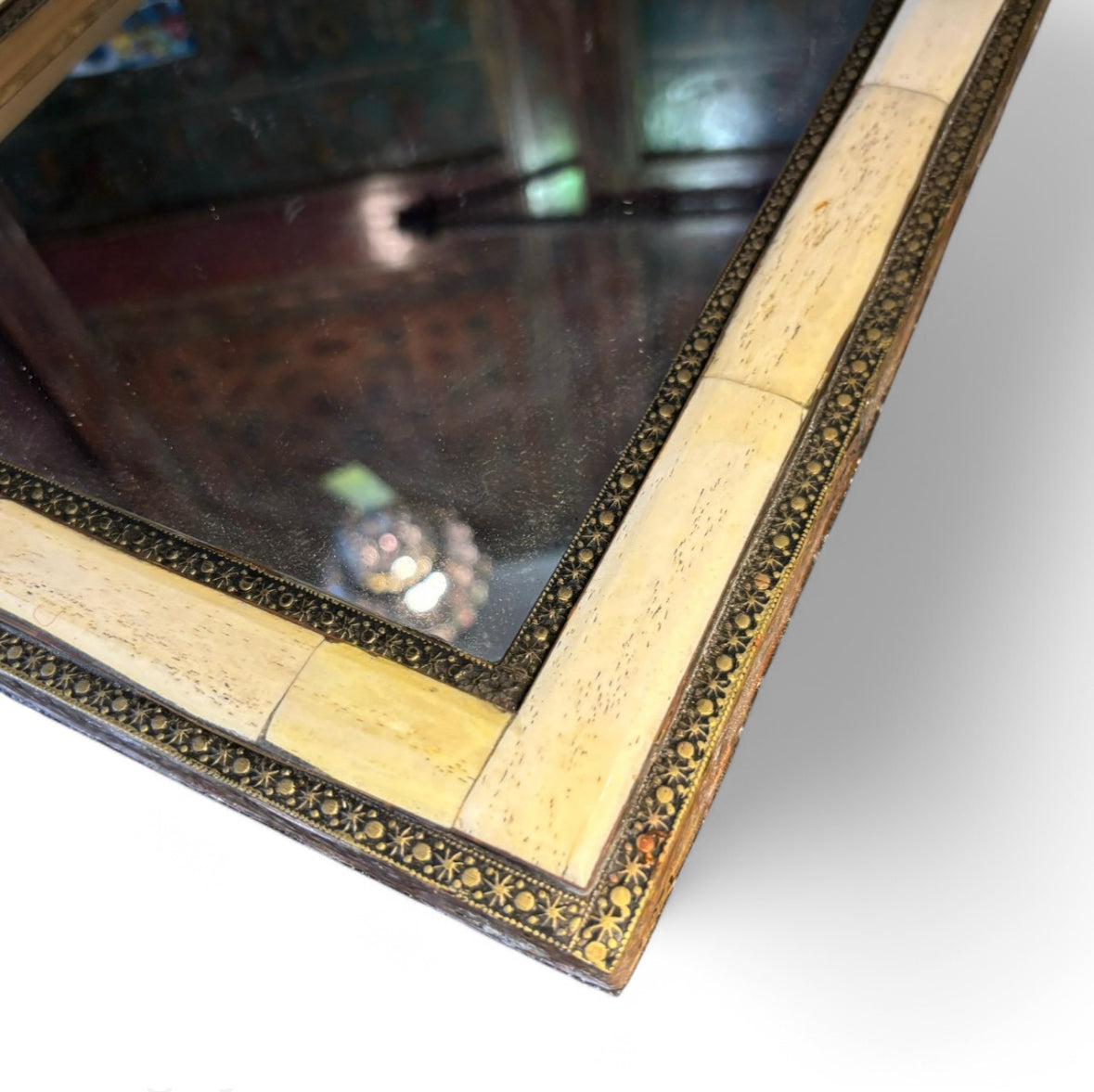 Moroccan Bone Inlay Mirror