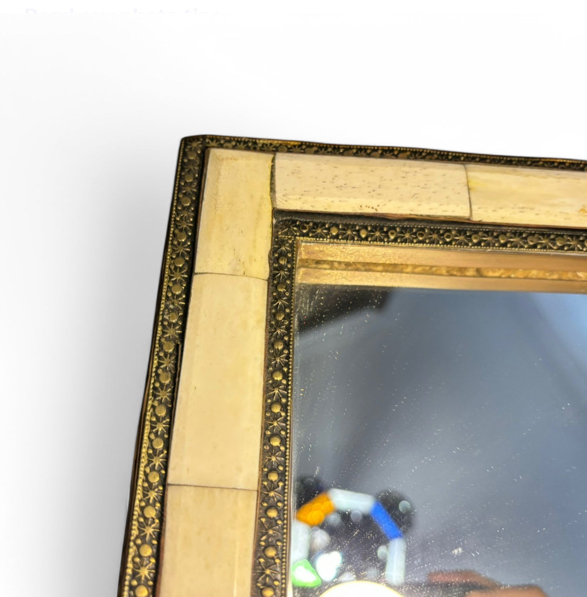 Moroccan Bone Inlay Mirror