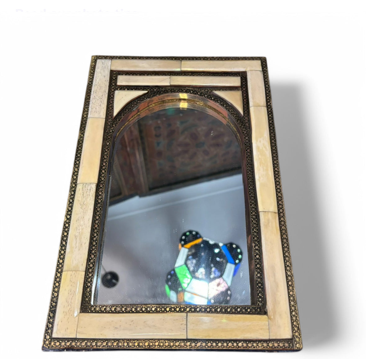 Moroccan Bone Inlay Mirror