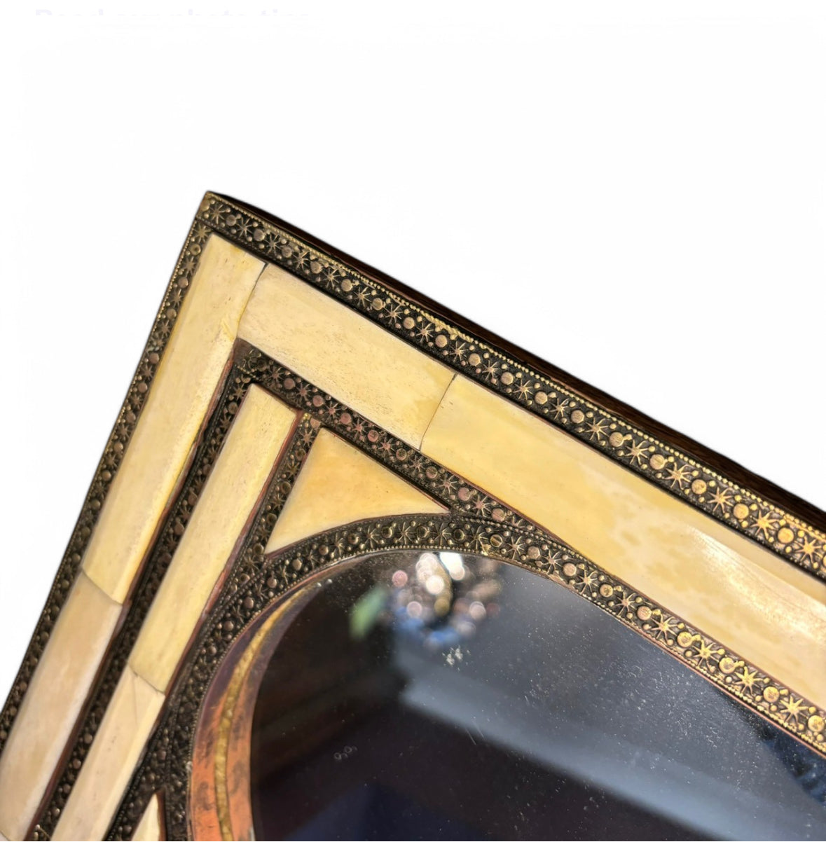 Moroccan Bone Inlay Mirror