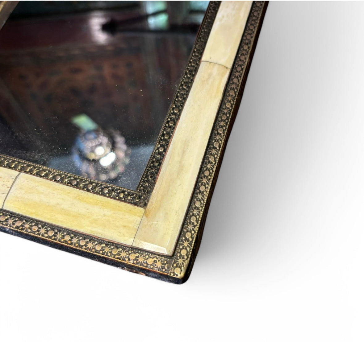 Moroccan Bone Inlay Mirror