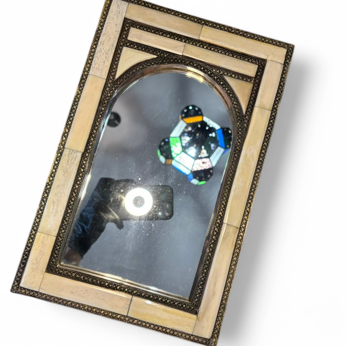 Moroccan Bone Inlay Mirror