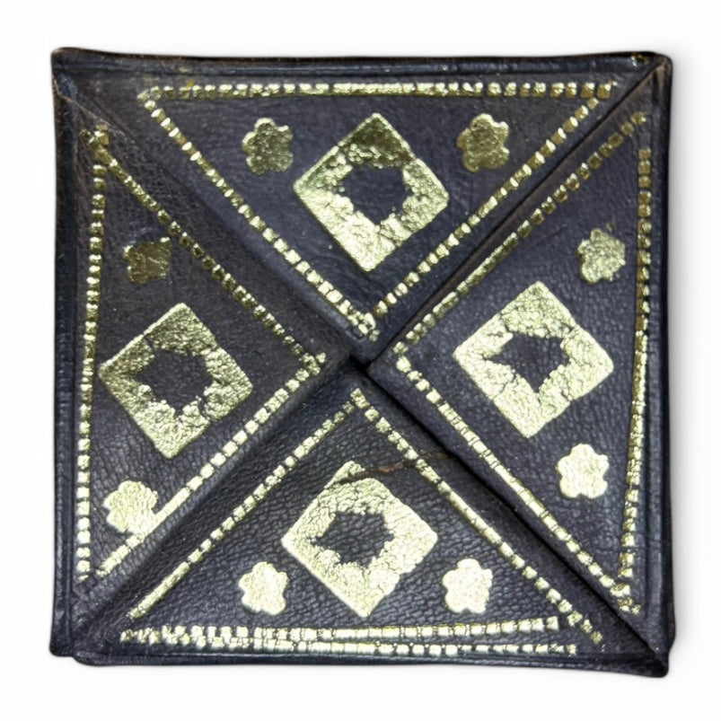 Black Leather Coin Wallet