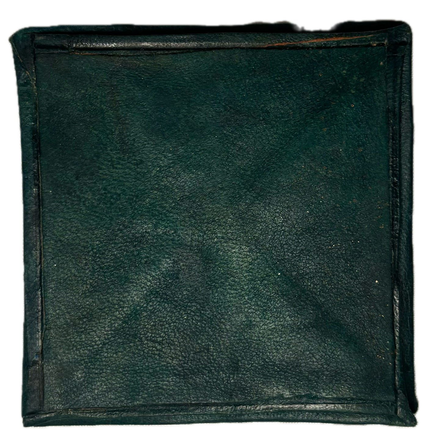 Midnight Green Leather Coin Wallet