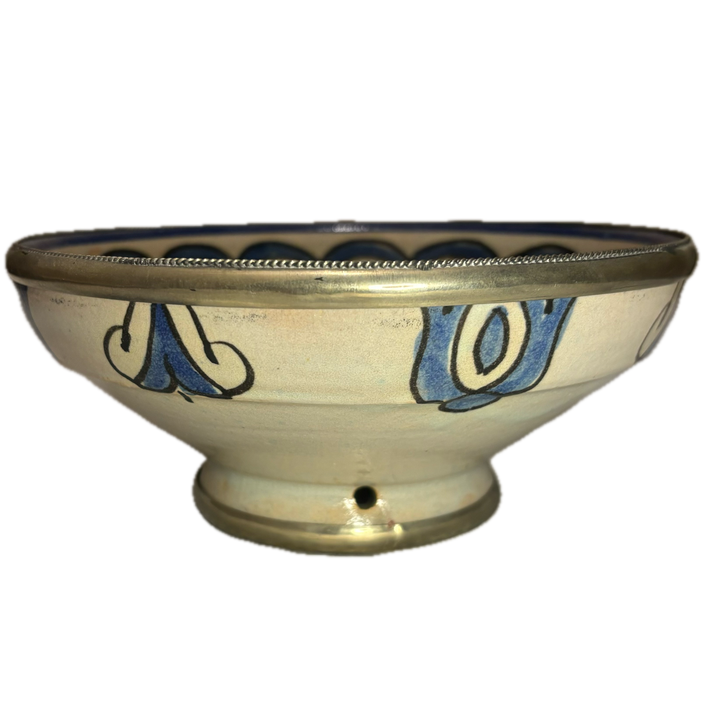 Blue Safi Medium Ceramic Bowl