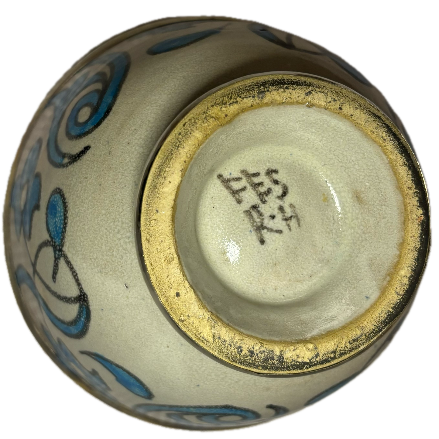 Blue Small Floral Ceramic Bowl