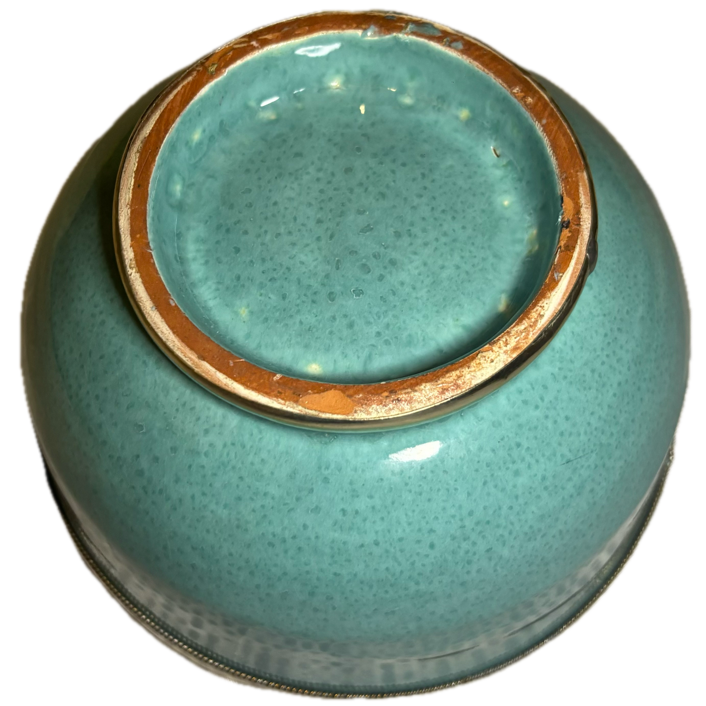 Turquoise Mini Ceramic Bowl