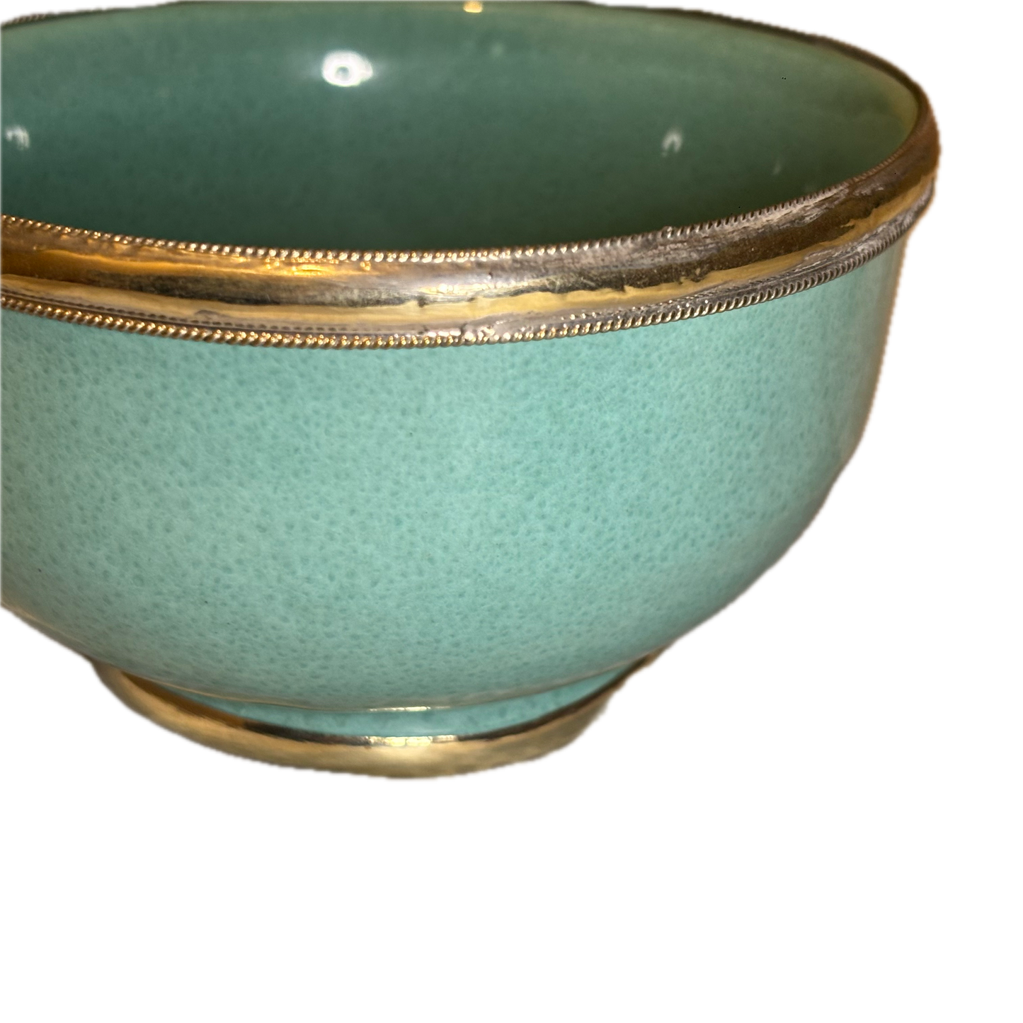 Turquoise Mini Ceramic Bowl