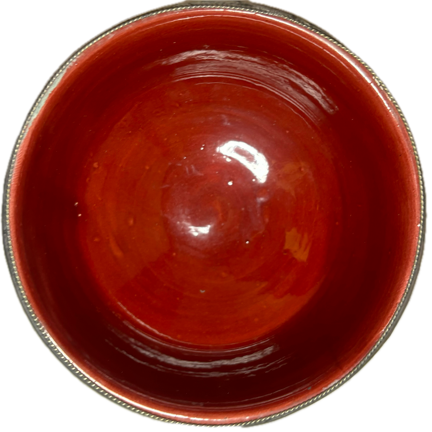 Red Mini Ceramic Bowl