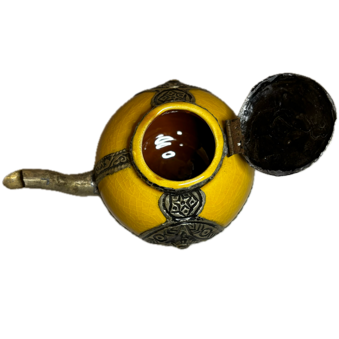 Yellow Mini Decorative Teapot
