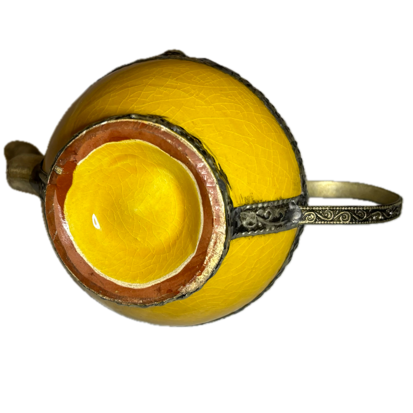 Yellow Mini Decorative Teapot