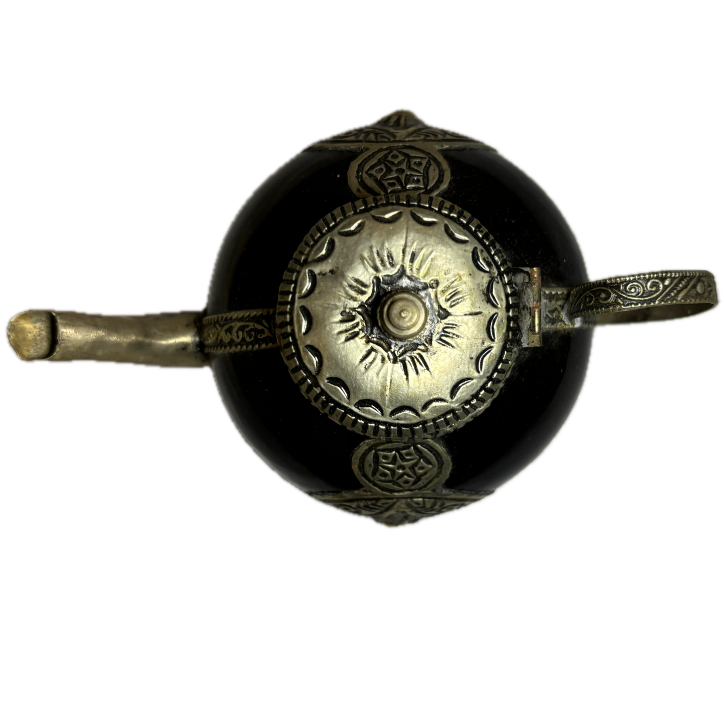 Black Mini Decorative Teapot