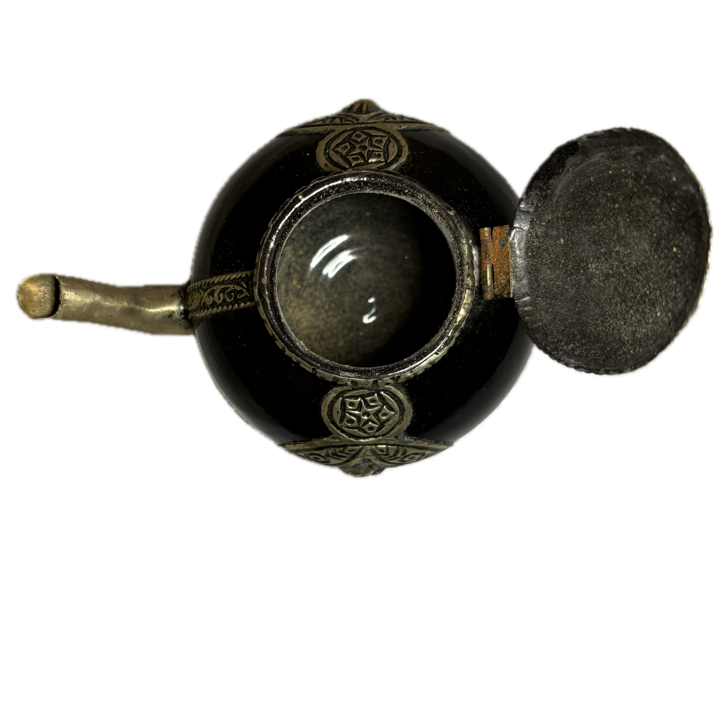 Black Mini Decorative Teapot