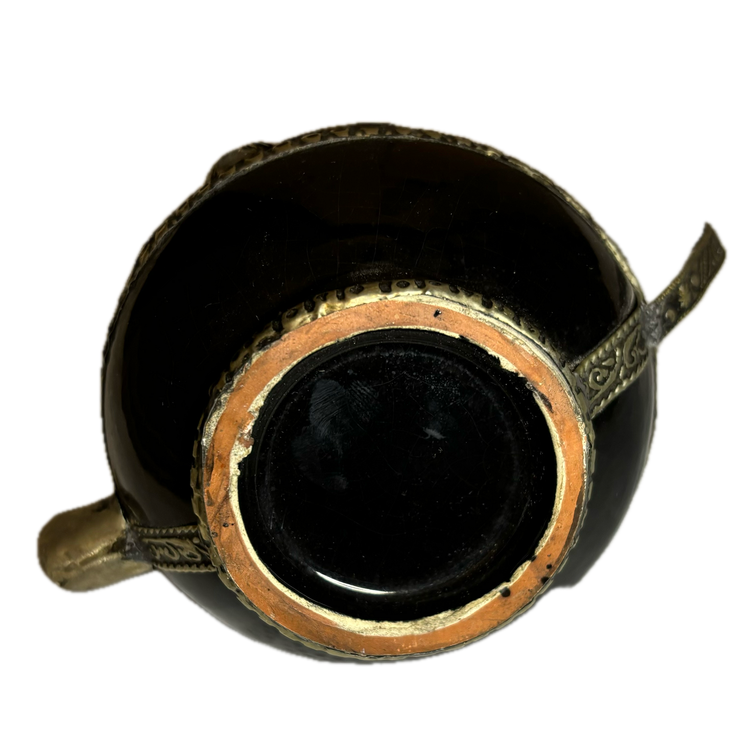 Black Mini Decorative Teapot