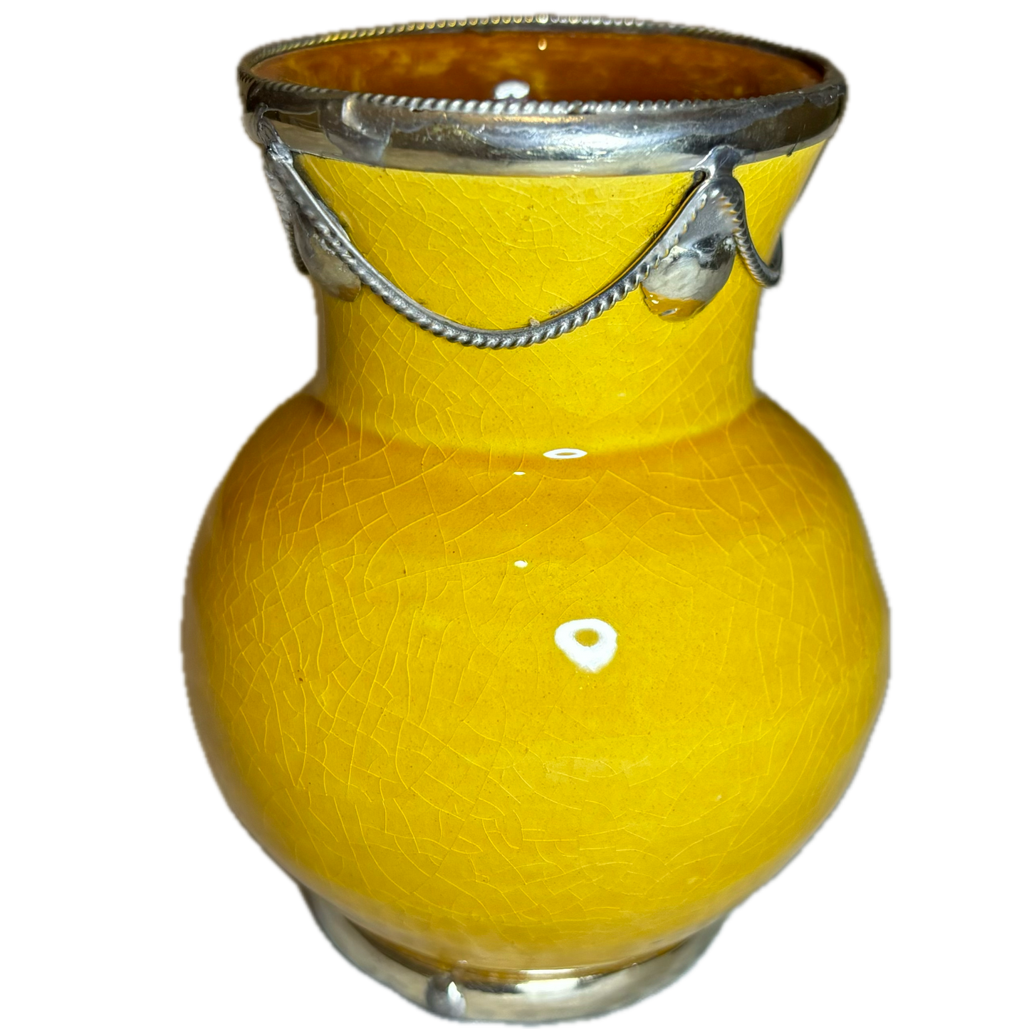 Yellow Mini Decorative Vase