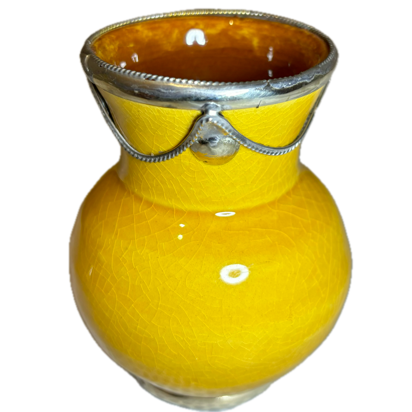 Yellow Mini Decorative Vase