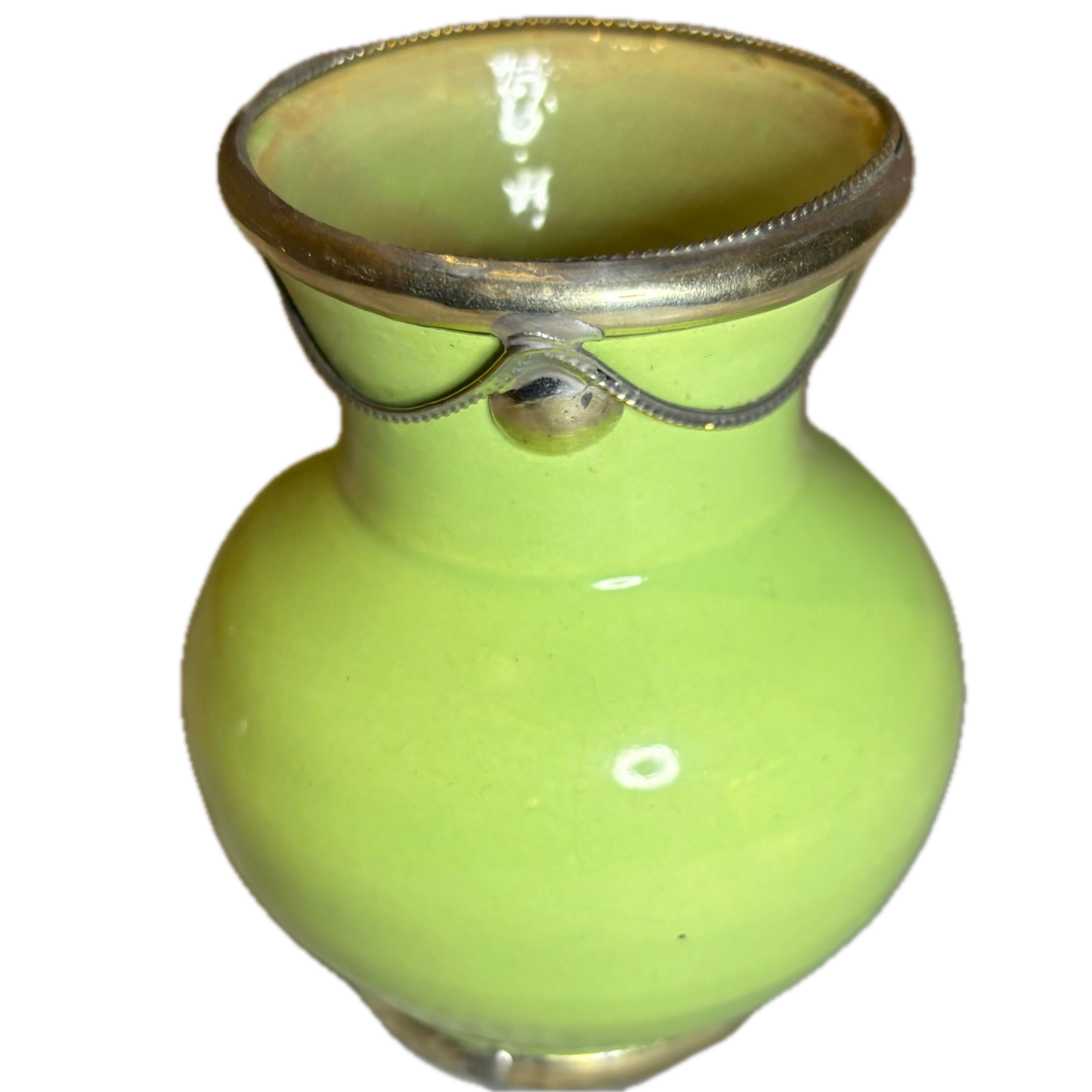 Lime Green Mini Decorative Vase