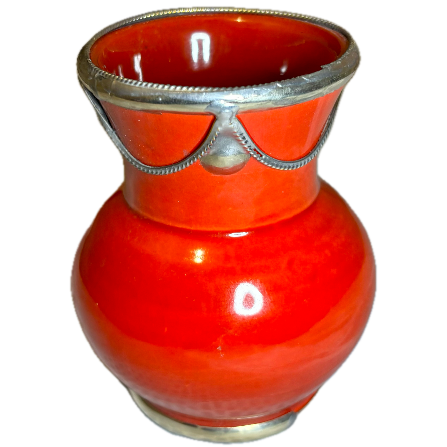 Red Mini Decorative Vase