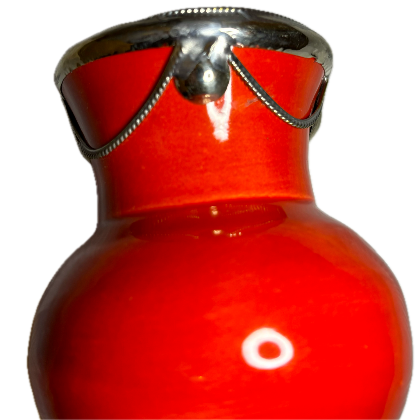Red Mini Decorative Vase