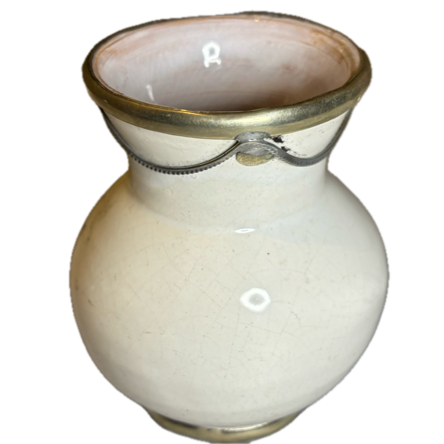 White Mini Decorative Vase