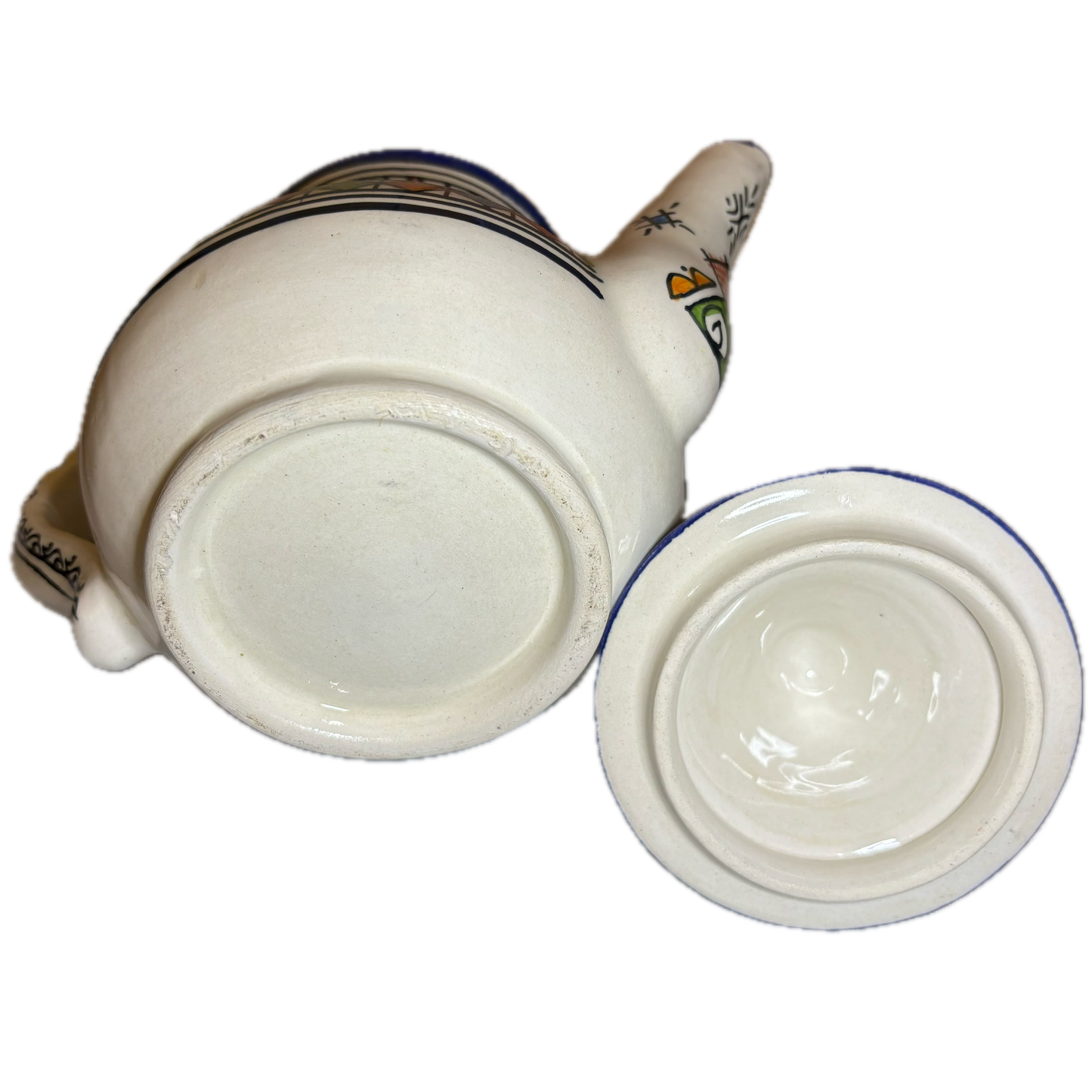 Multicoloured Fes Ceramic Teapot