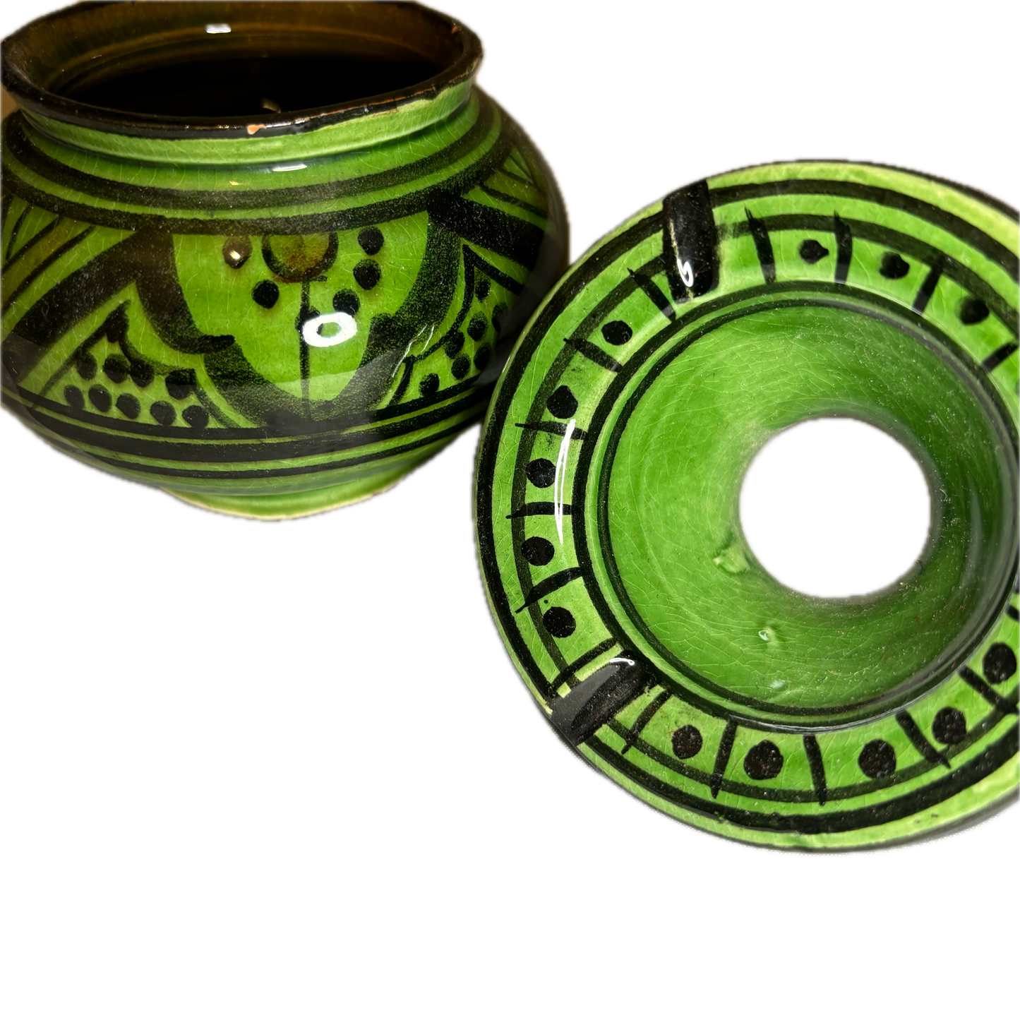 Forest Green Safi Ashtray