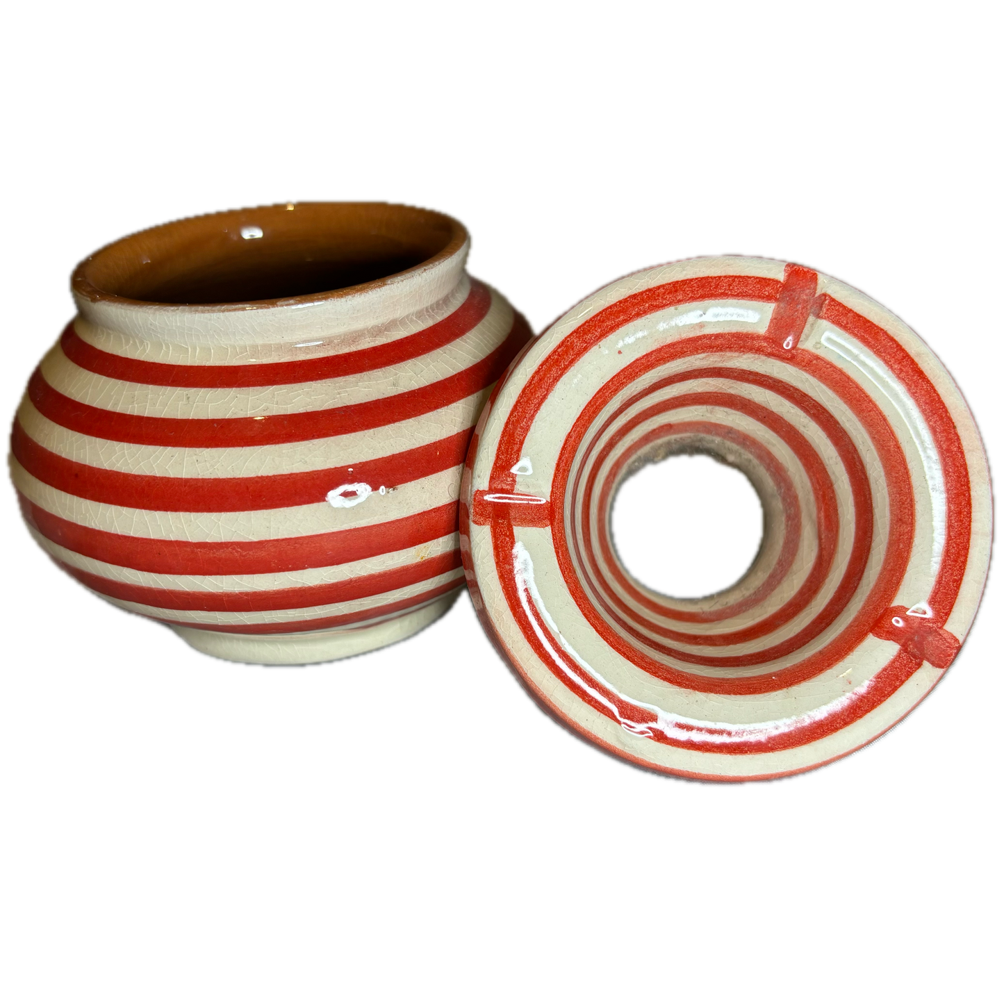 Red Striped Safi Ashtray