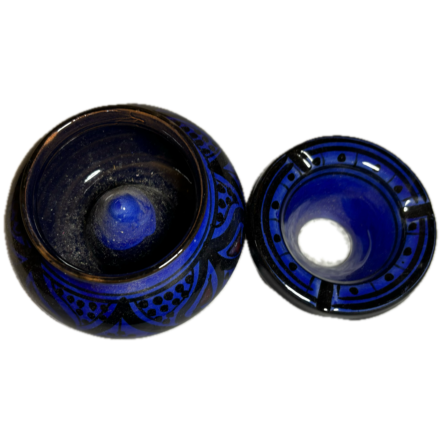 Midnight Blue Safi Ashtray