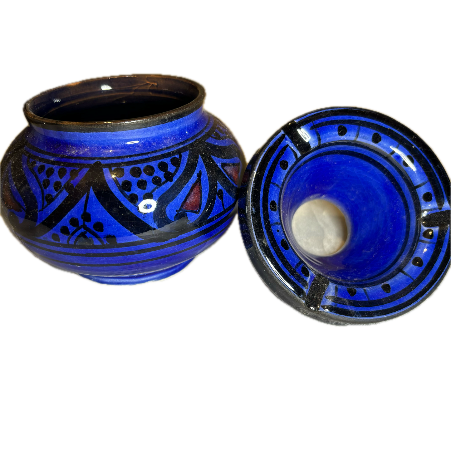Midnight Blue Safi Ashtray