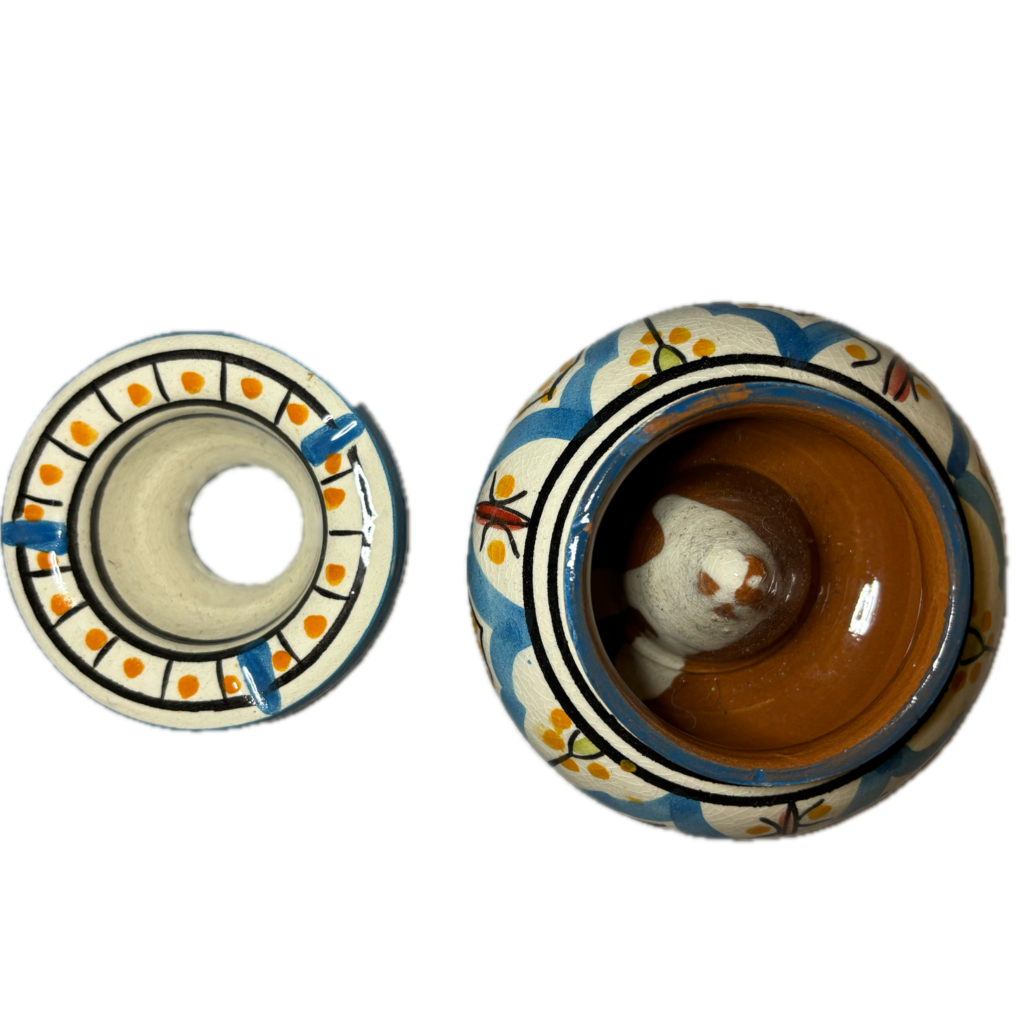 Blue & Yellow Safi Ashtray