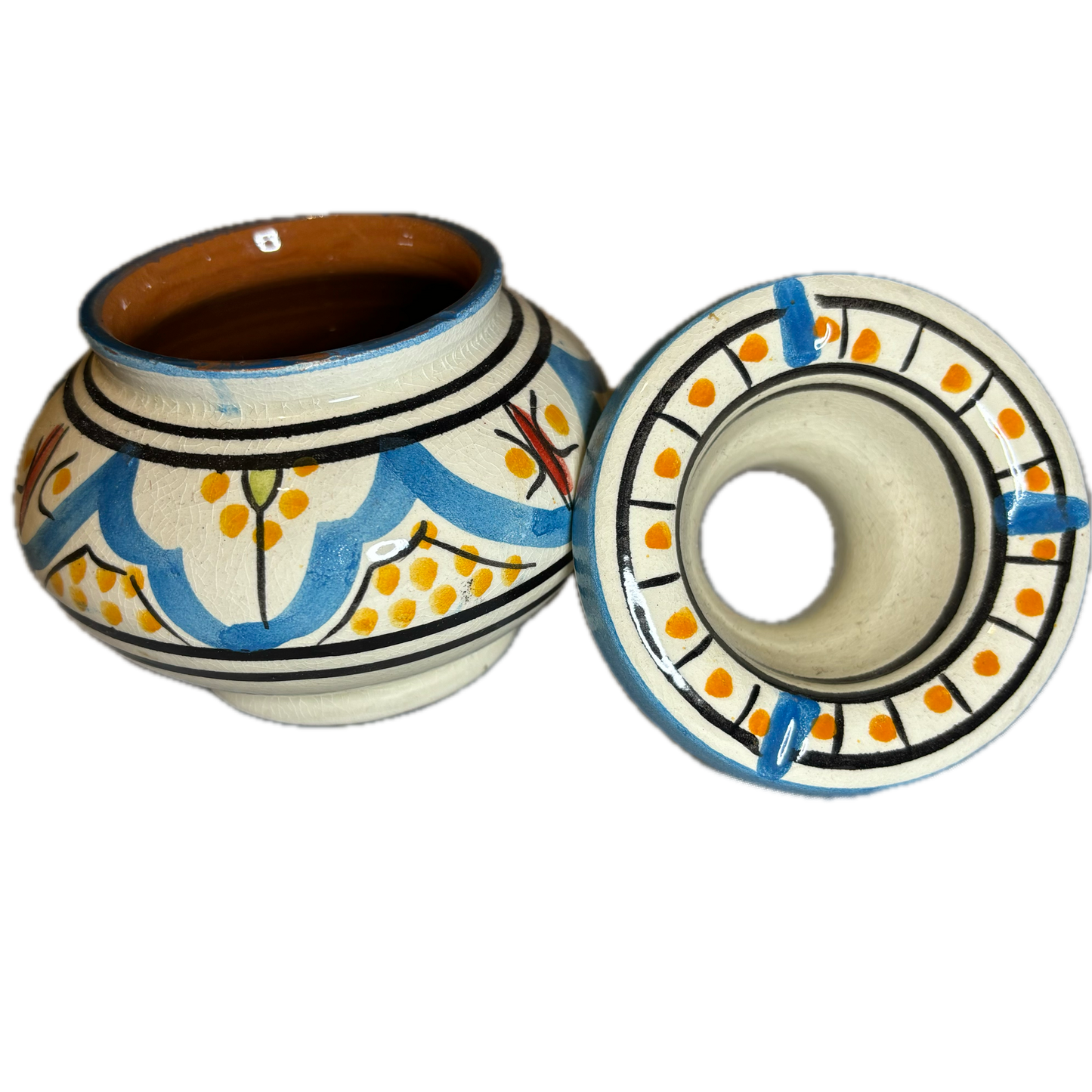 Blue & Yellow Safi Ashtray