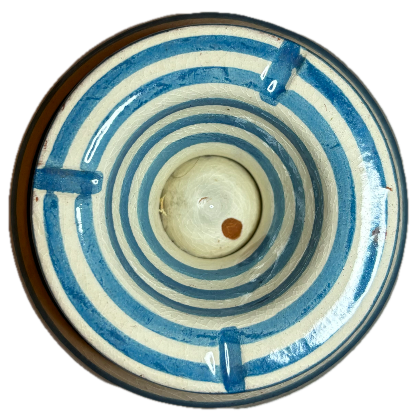 Sky Blue Striped Safi Ashtray