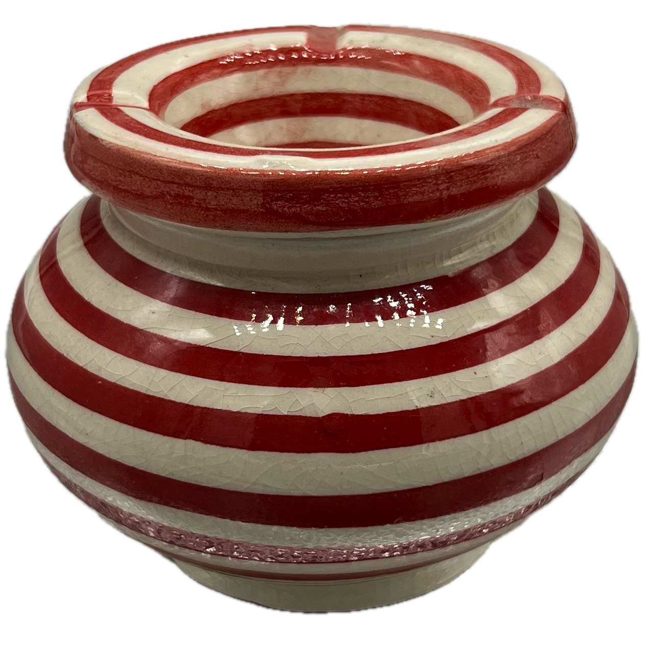 Red Striped Safi Ashtray