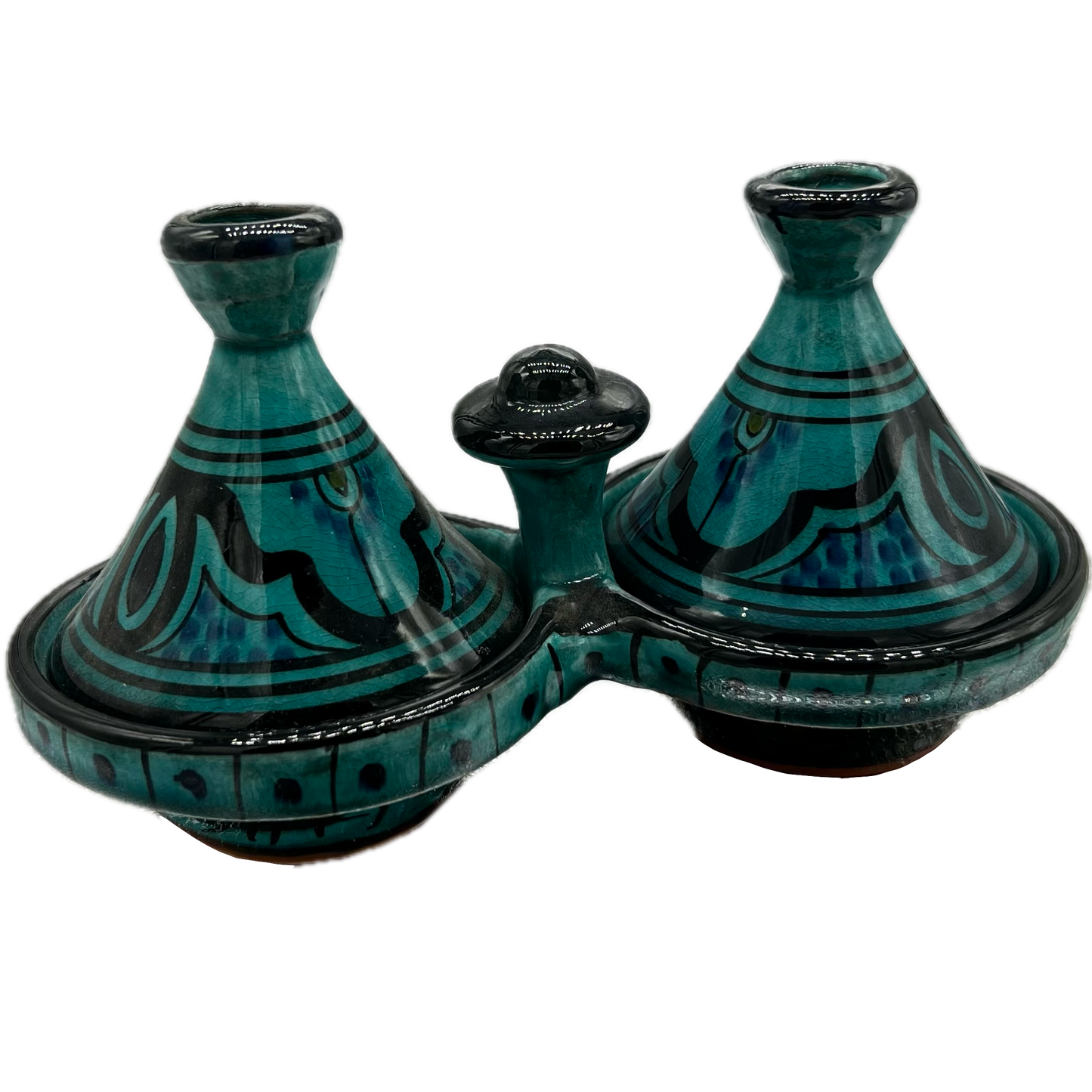 Emerald Green Tagine Spice Holder XL