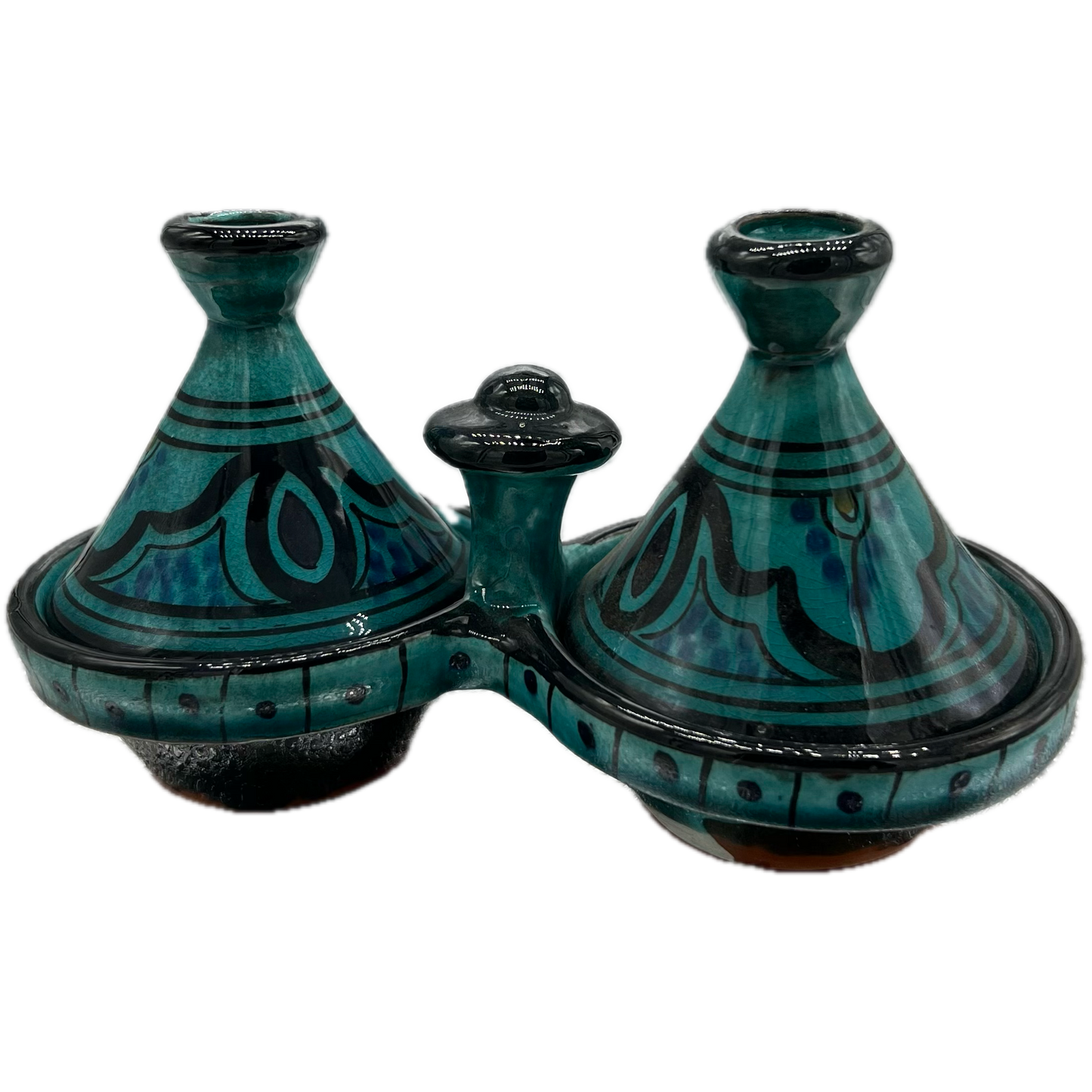 Emerald Green Tagine Spice Holder XL